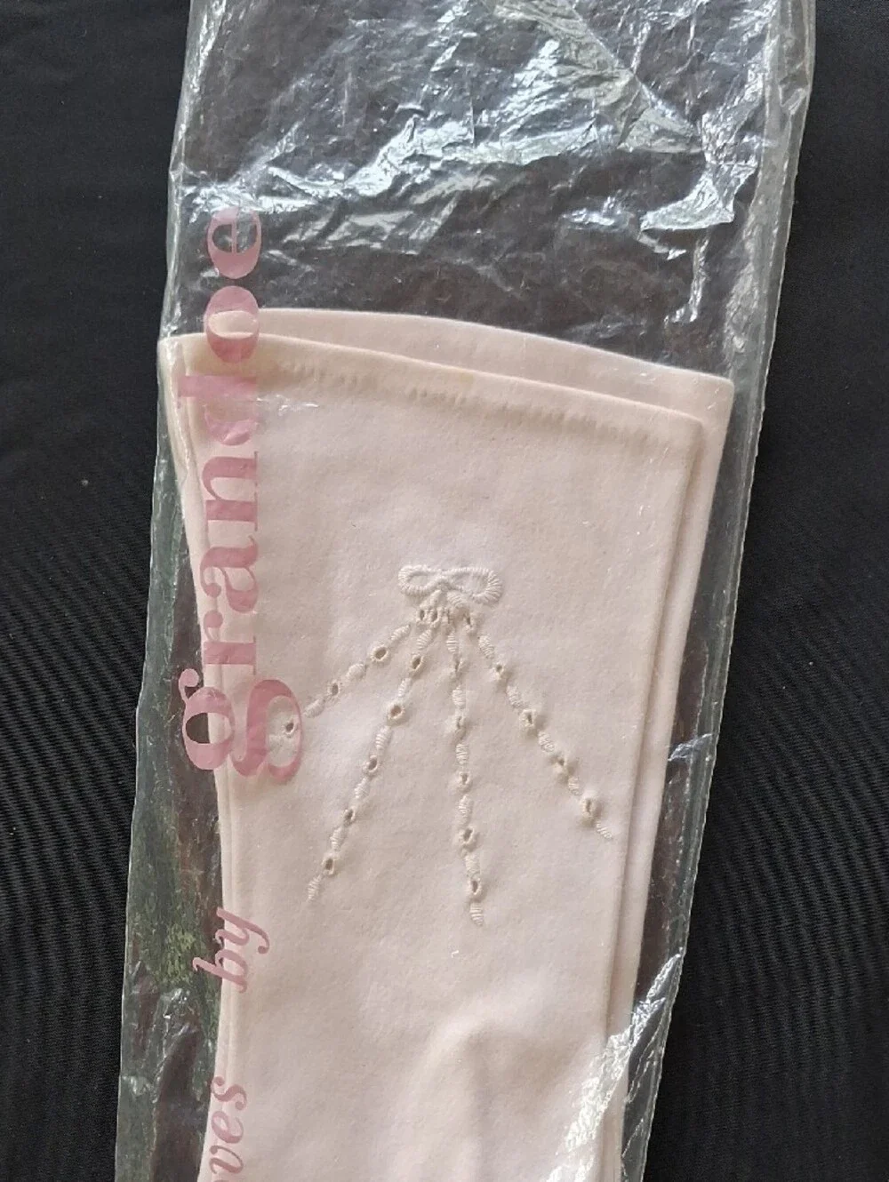 Women’s Grandoe Light Pink Evening Gloves-1950s-1960s NOS